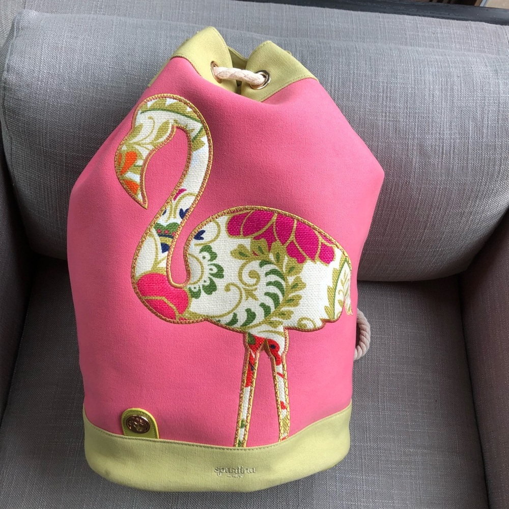 Spartina 449 Carson Cottage Flamingo Beach Tote